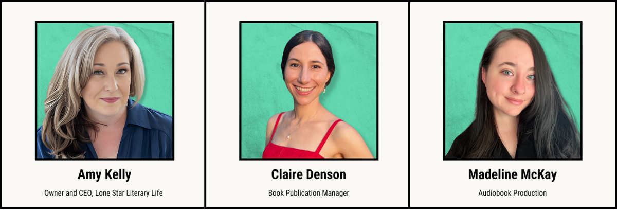 Photos of Speakers: Amy Kelly, Claire Denson, Madeline McKay